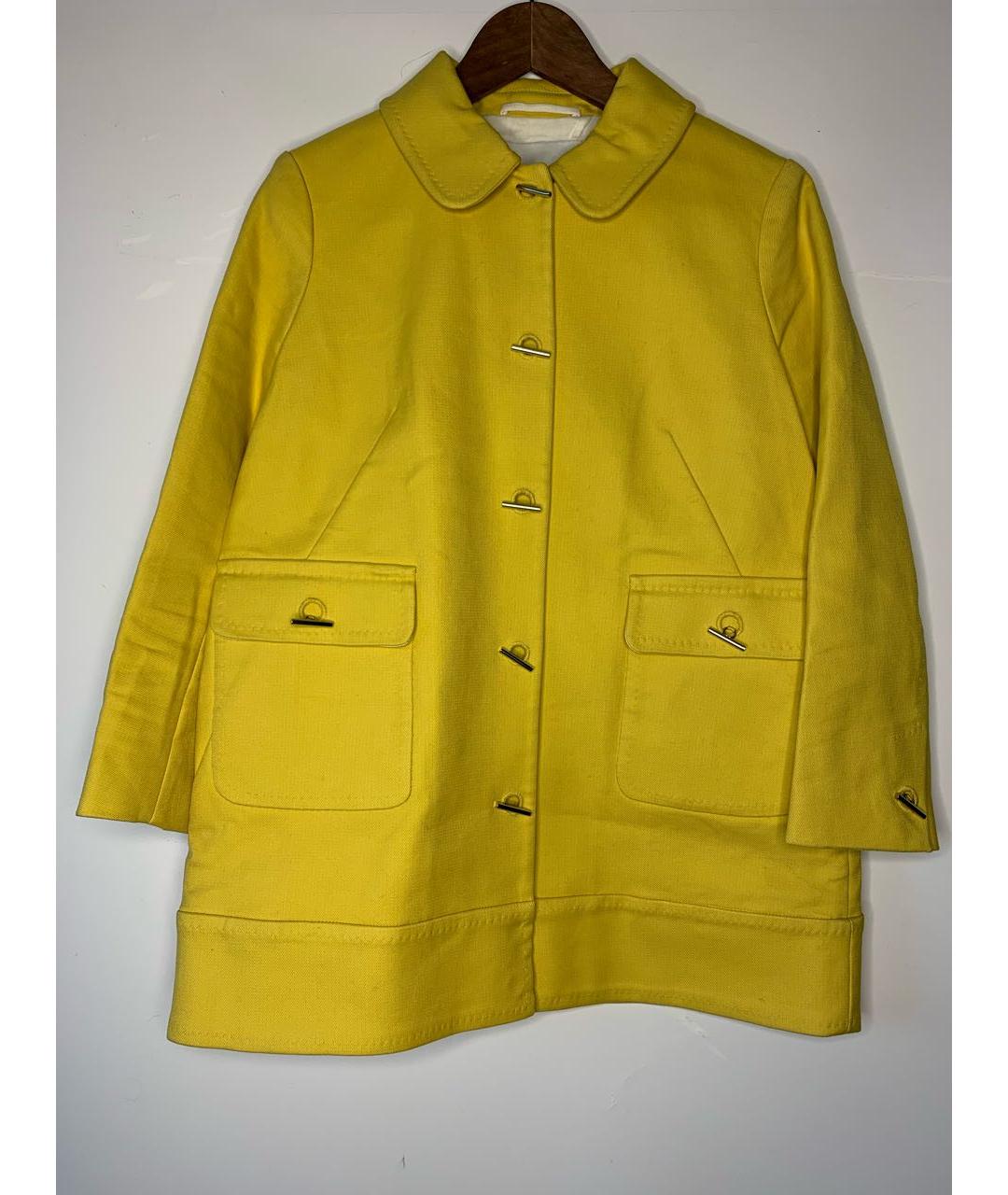 3.1 PHILLIP LIM Желтый хлопковый костюм с юбками, фото 2