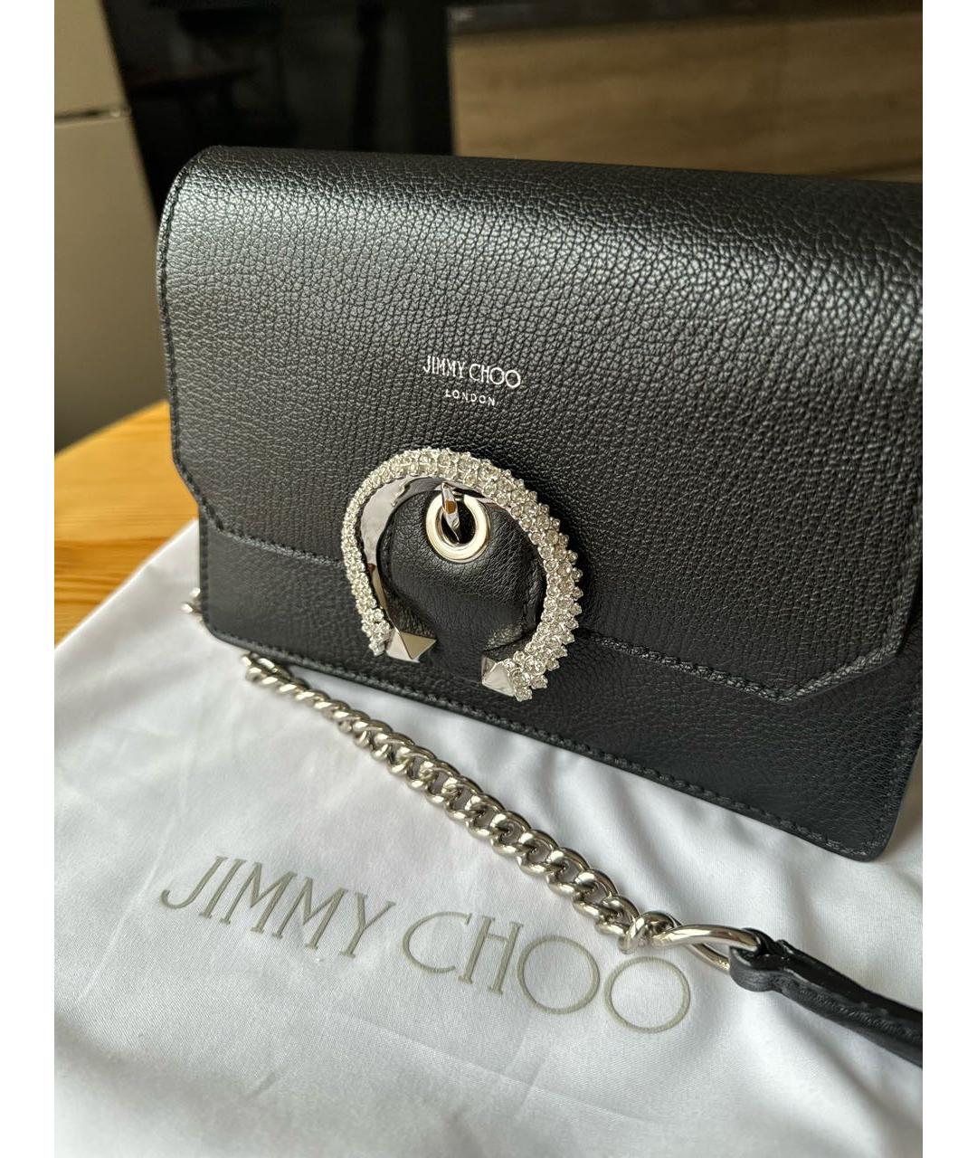 JIMMY CHOO Черная сумка через плечо, фото 5