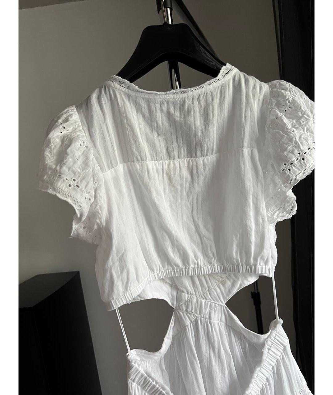 LOVE SHACK FANCY Белое хлопковое платье, фото 7
