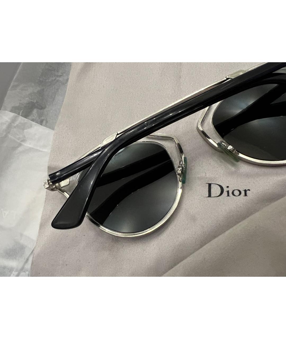 CHRISTIAN DIOR PRE-OWNED Серебряные солнцезащитные очки, фото 8