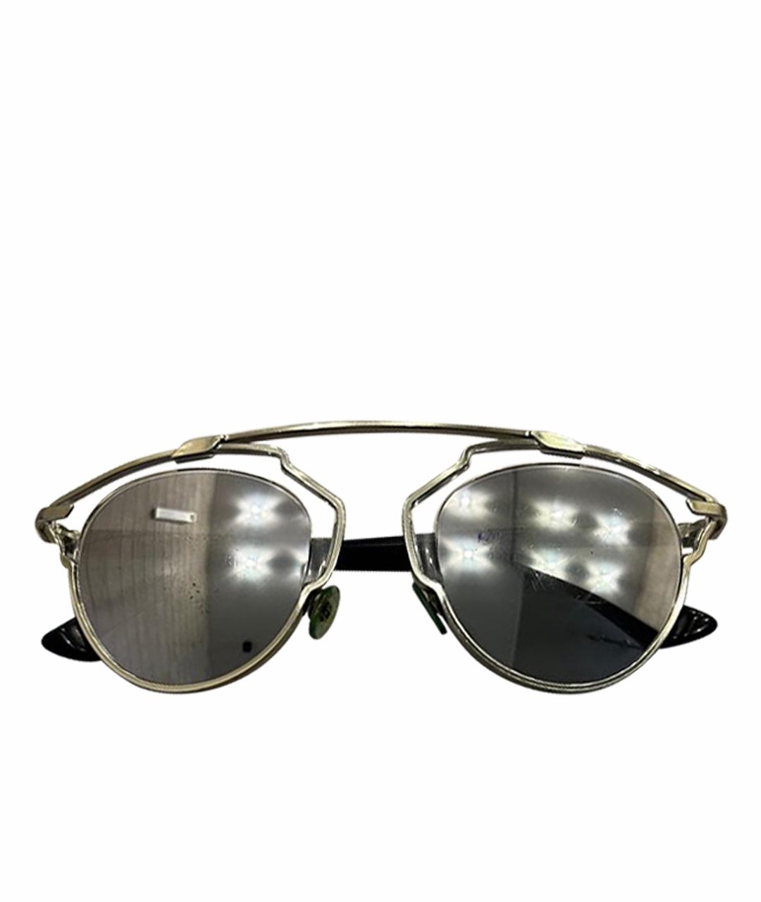 CHRISTIAN DIOR PRE-OWNED Серебряные солнцезащитные очки, фото 1