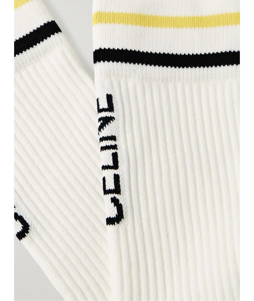 CELINE PRE-OWNED Белые носки, чулки и колготы, фото 2