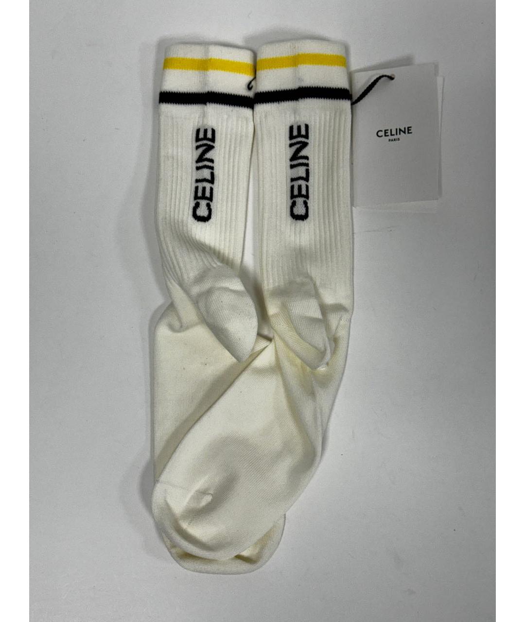 CELINE PRE-OWNED Белые носки, чулки и колготы, фото 7