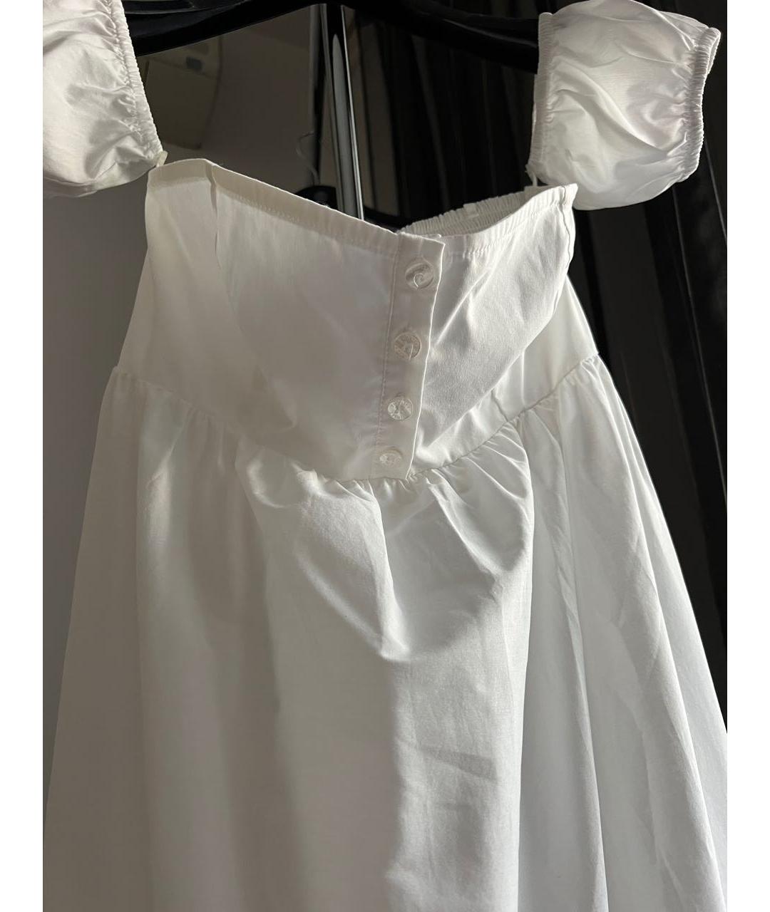 TWIN-SET Белое повседневное платье, фото 4