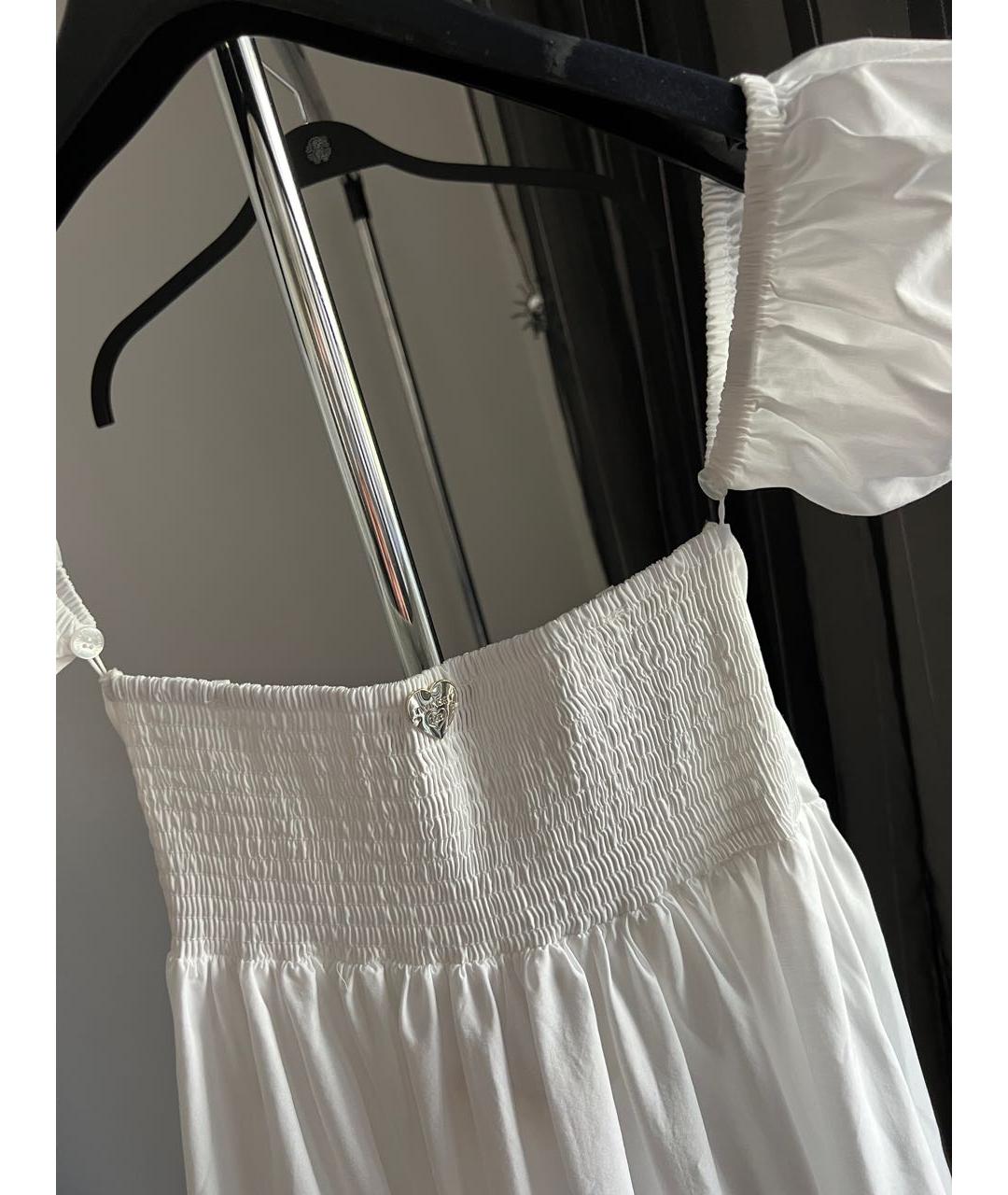 TWIN-SET Белое повседневное платье, фото 7