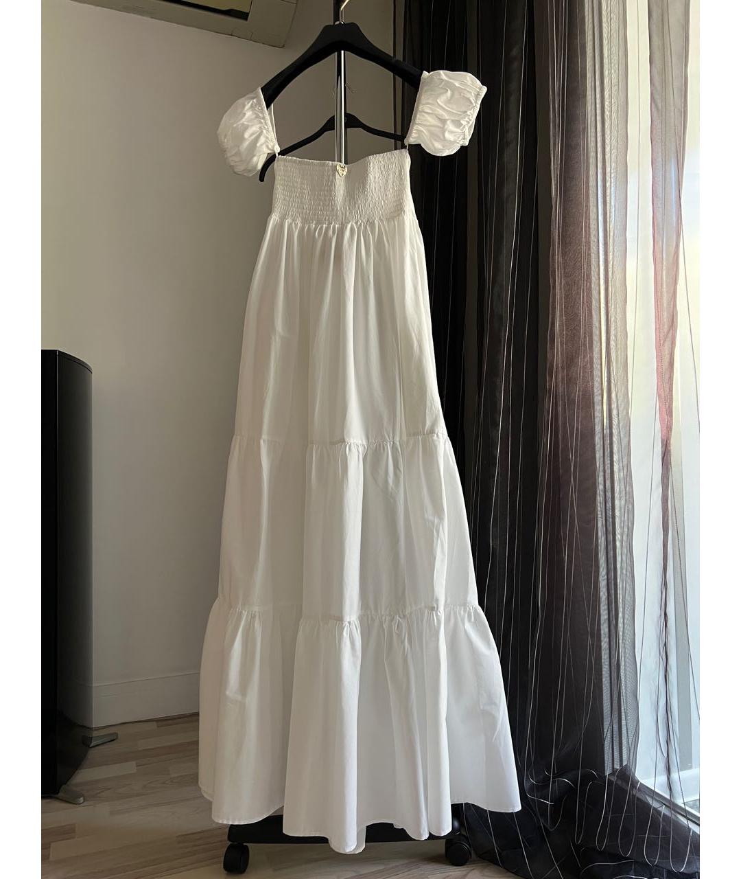 TWIN-SET Белое повседневное платье, фото 2
