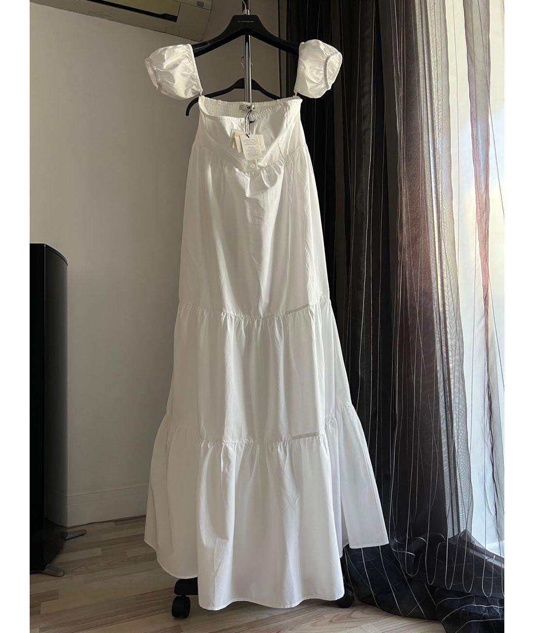 TWIN-SET Белое повседневное платье, фото 9