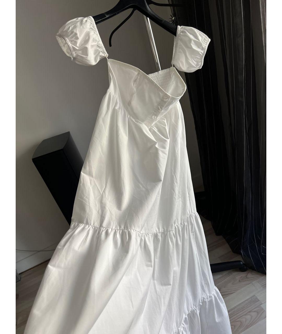 TWIN-SET Белое повседневное платье, фото 3