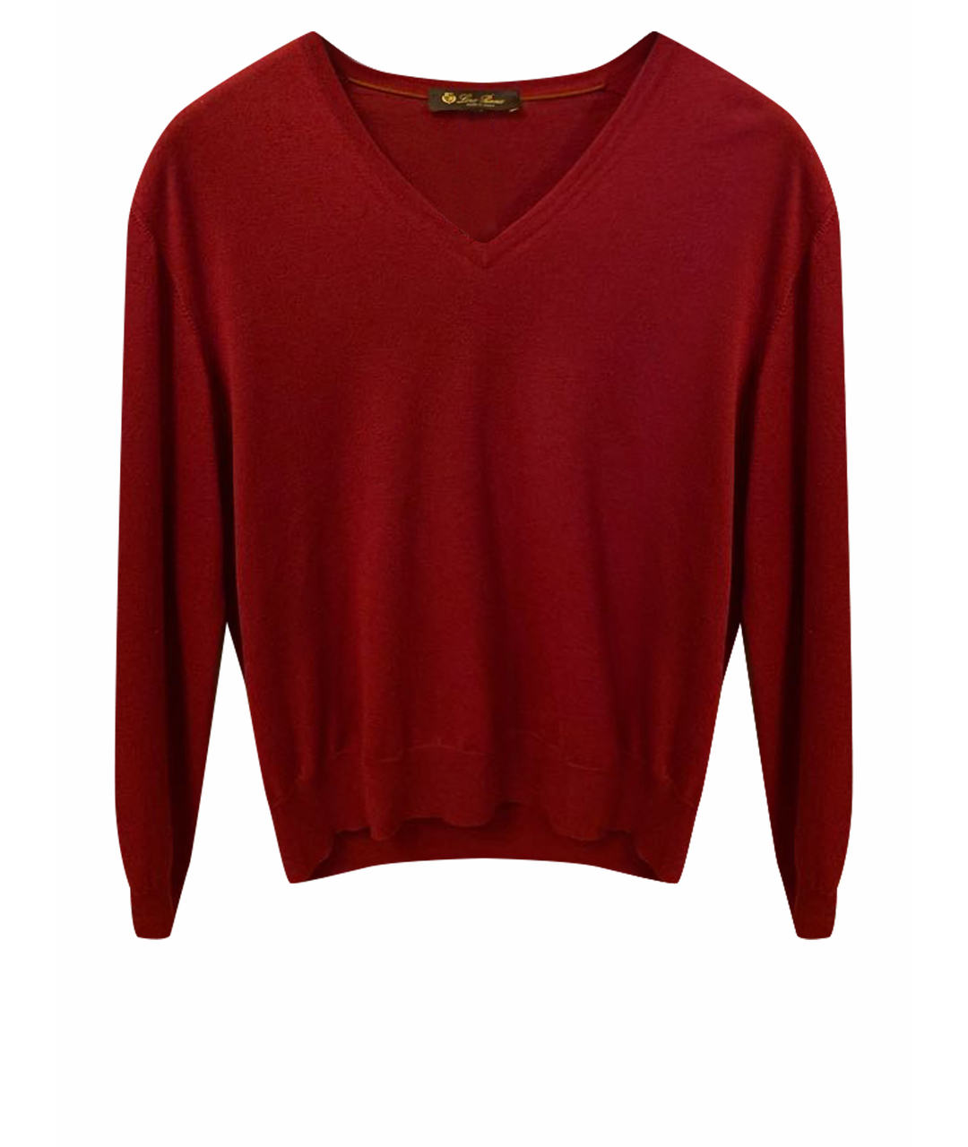LORO PIANA Красный кашемировый джемпер / свитер, фото 1