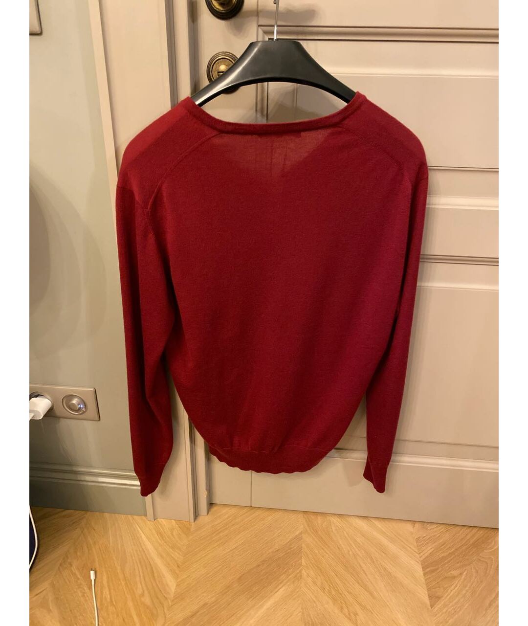 LORO PIANA Красный кашемировый джемпер / свитер, фото 2