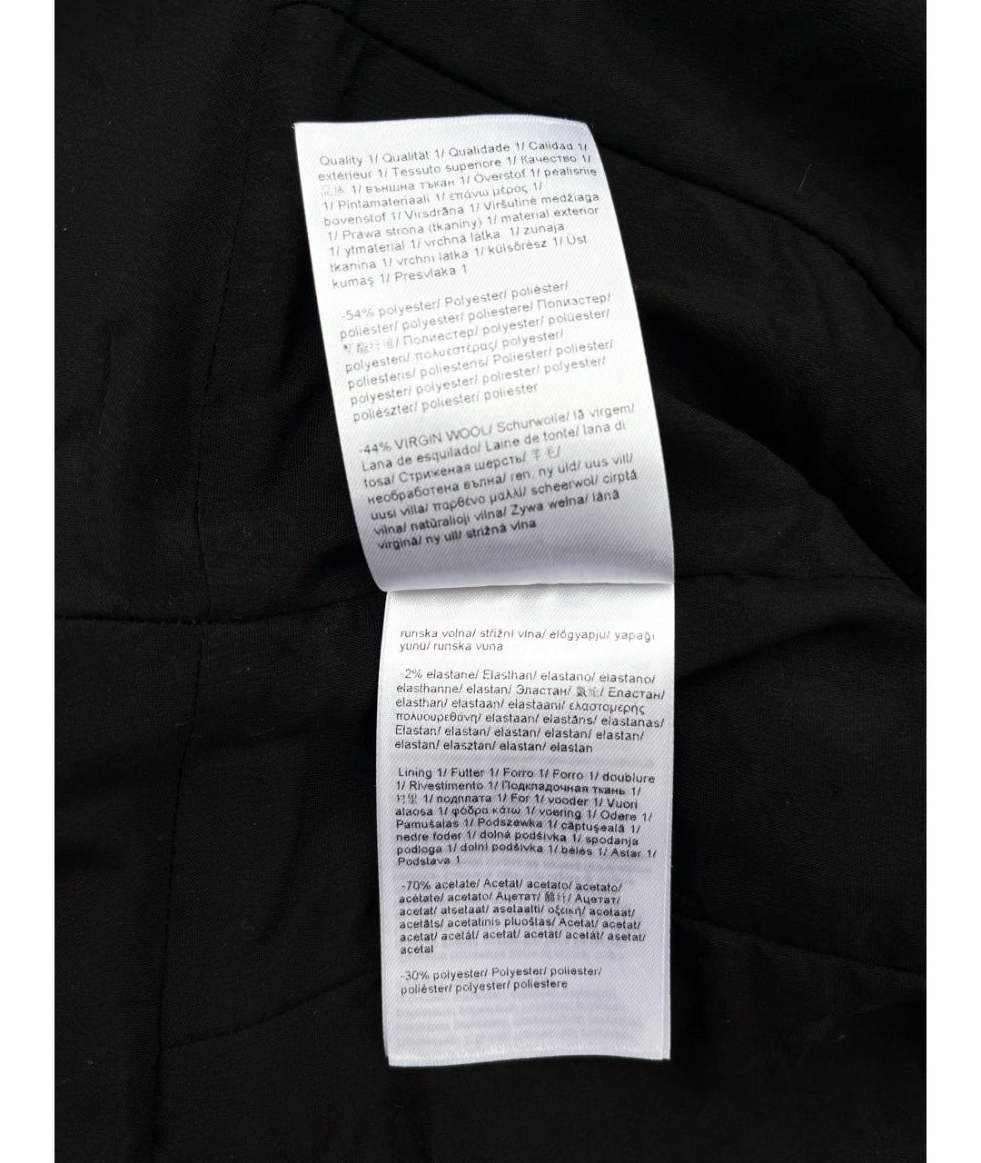 ESCADA Черный шерстяной жакет/пиджак, фото 8
