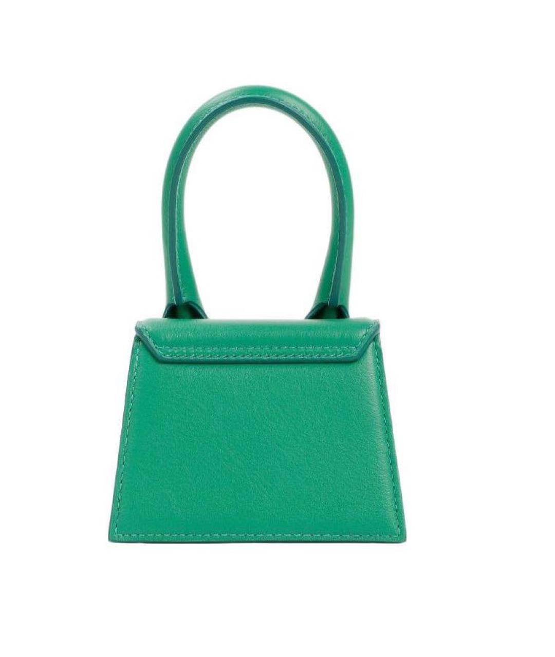 JACQUEMUS Зеленая сумка с короткими ручками, фото 2