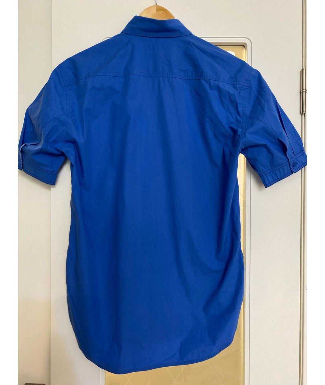 SANDRO Синяя хлопковая рубашка, фото 2