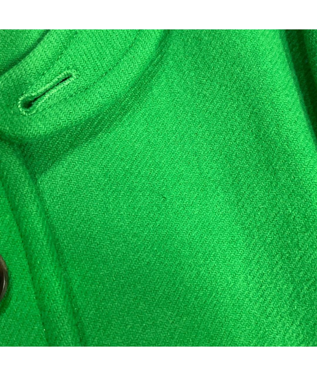 CHRISTIAN DIOR PRE-OWNED Зеленые шерстяное пальто, фото 5