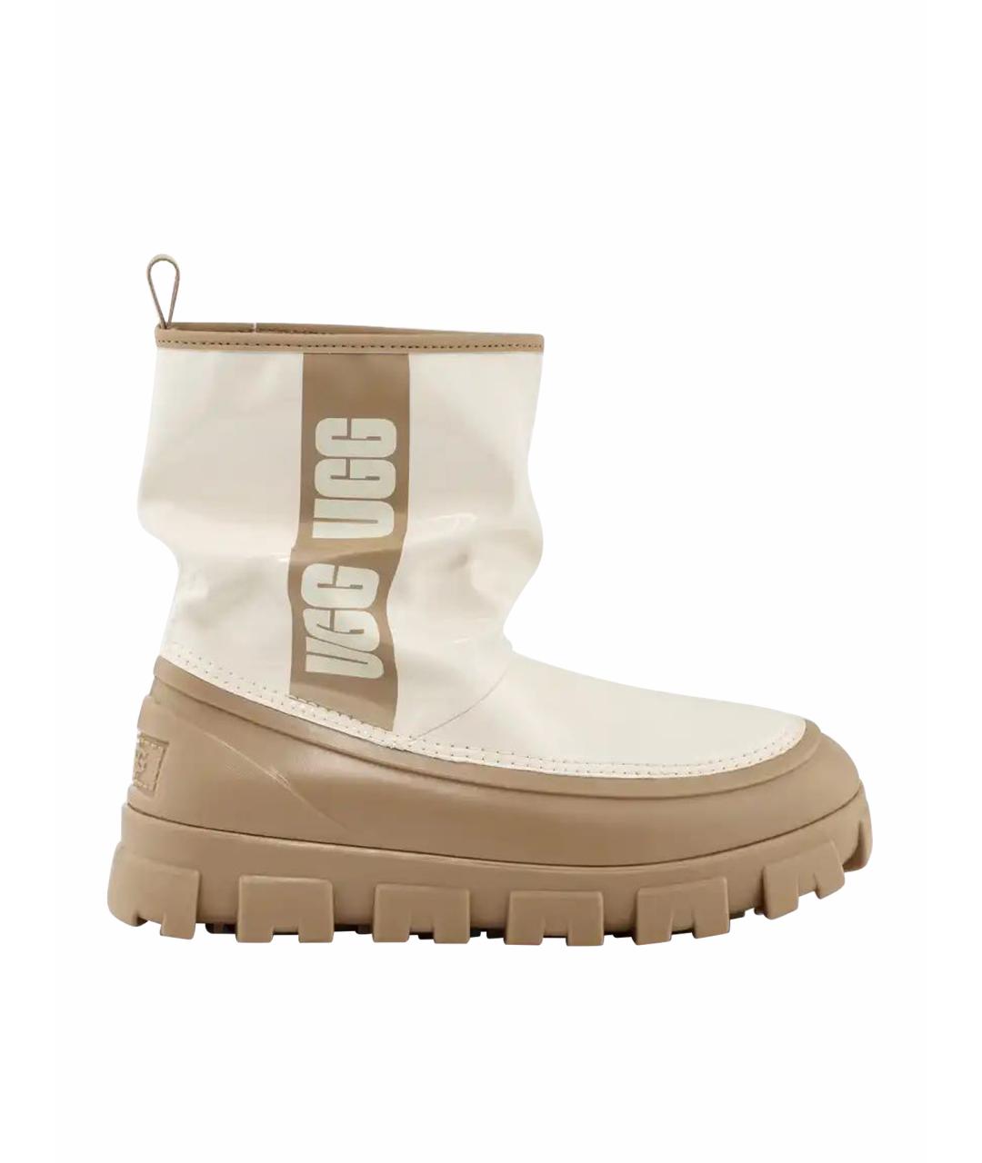 UGG AUSTRALIA Бежевые резиновые сапоги, фото 1