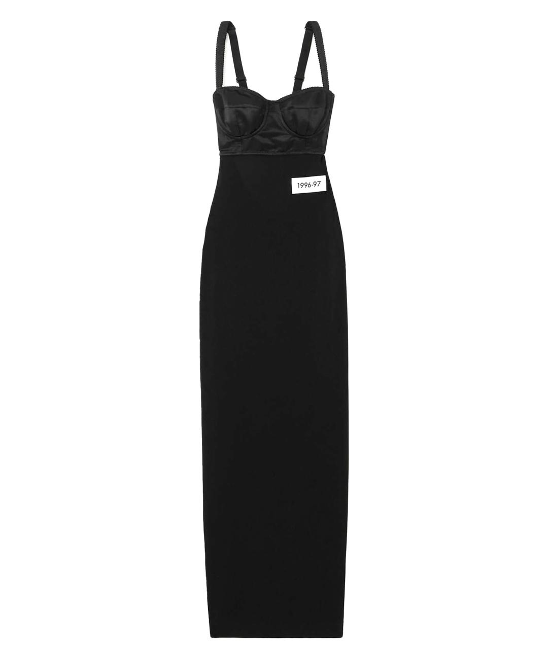 DOLCE&GABBANA Черное коктейльное платье, фото 1
