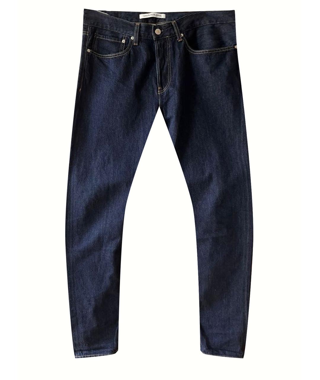 CALVIN KLEIN JEANS Синие прямые джинсы, фото 1