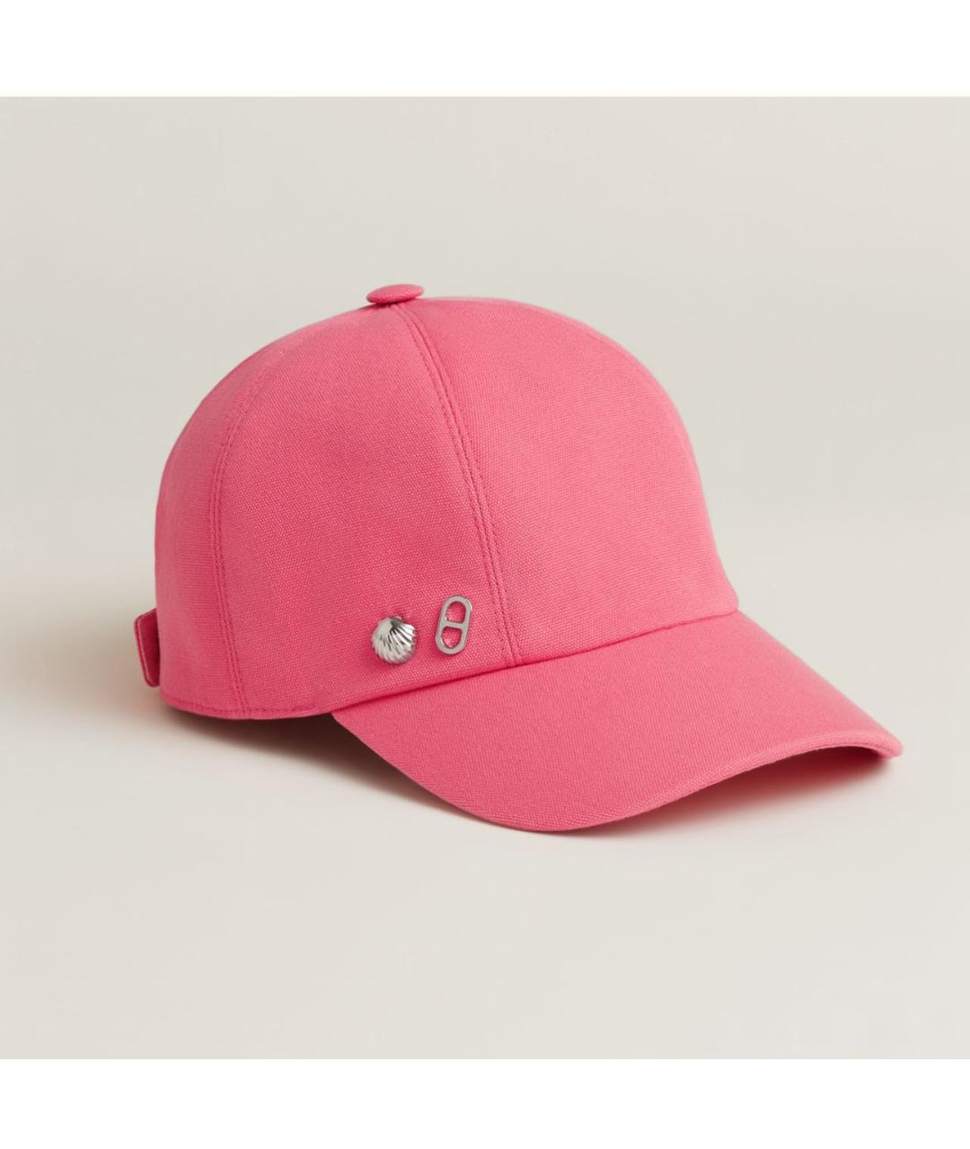 HERMES PRE-OWNED Розовая хлопковая кепка, фото 5