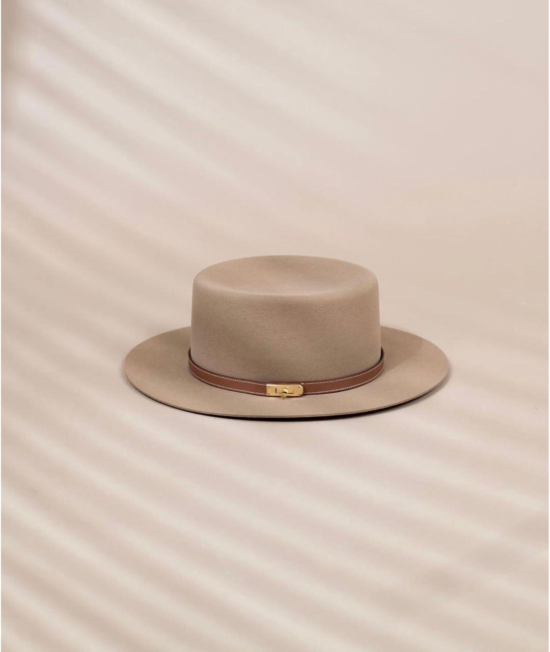 HERMES PRE-OWNED Коричневая шерстяная шляпа, фото 2