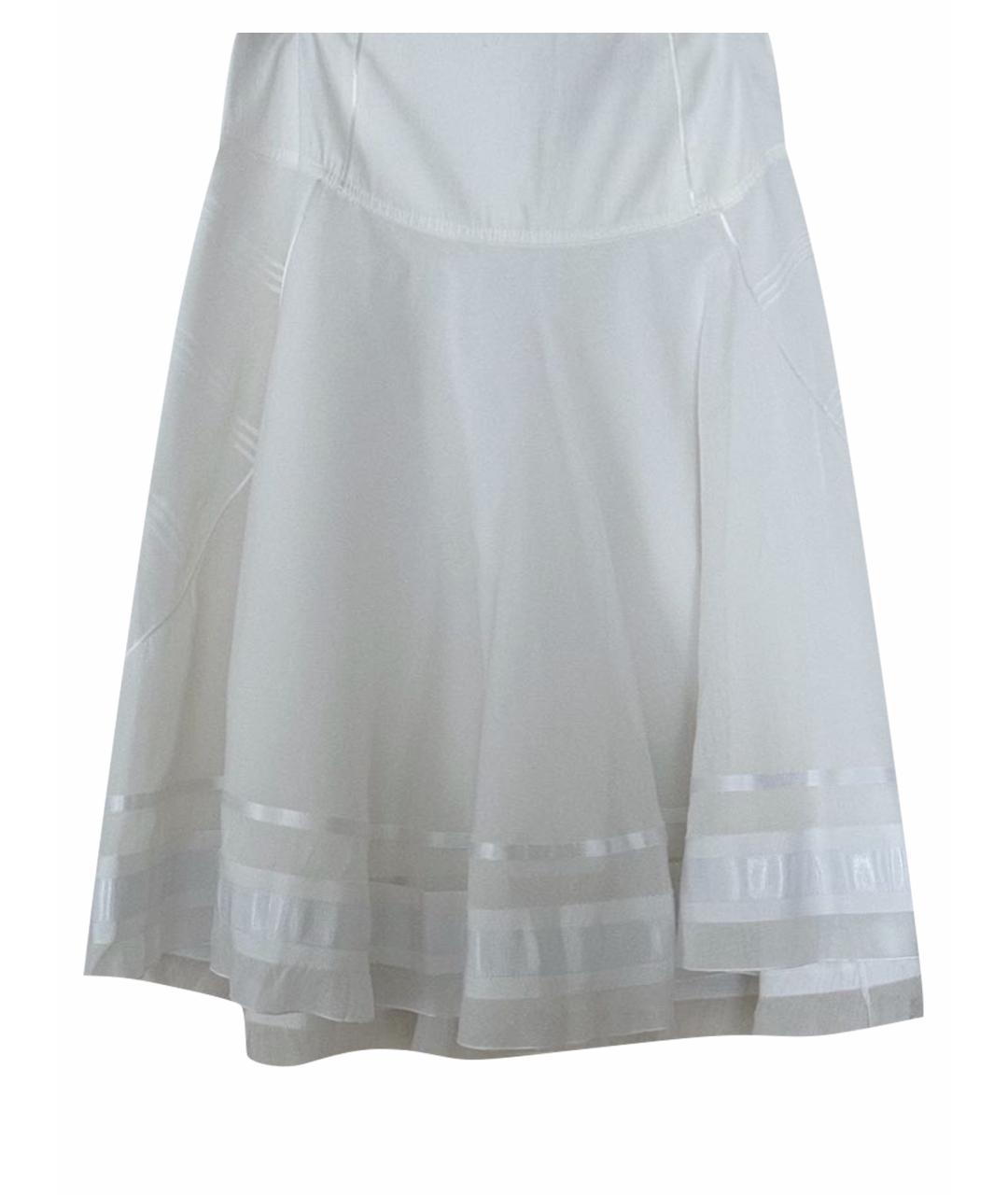 CELINE PRE-OWNED Белая хлопковая юбка миди, фото 1