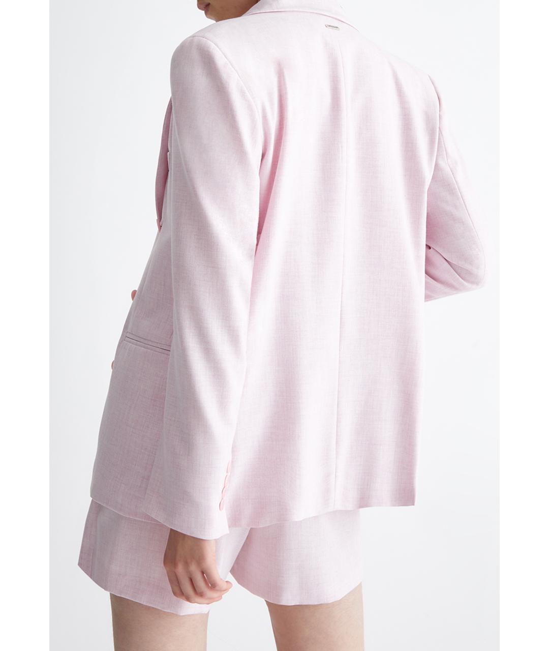 LIU JO Розовый полиэстеровый жакет/пиджак, фото 3
