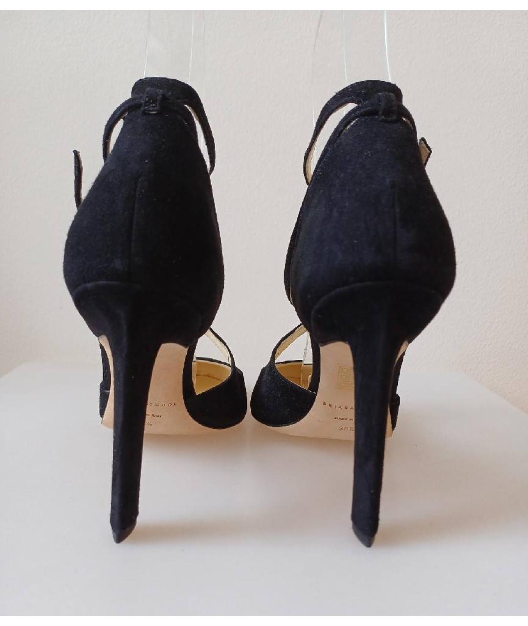 BRIAN ATWOOD Черные замшевые туфли, фото 4