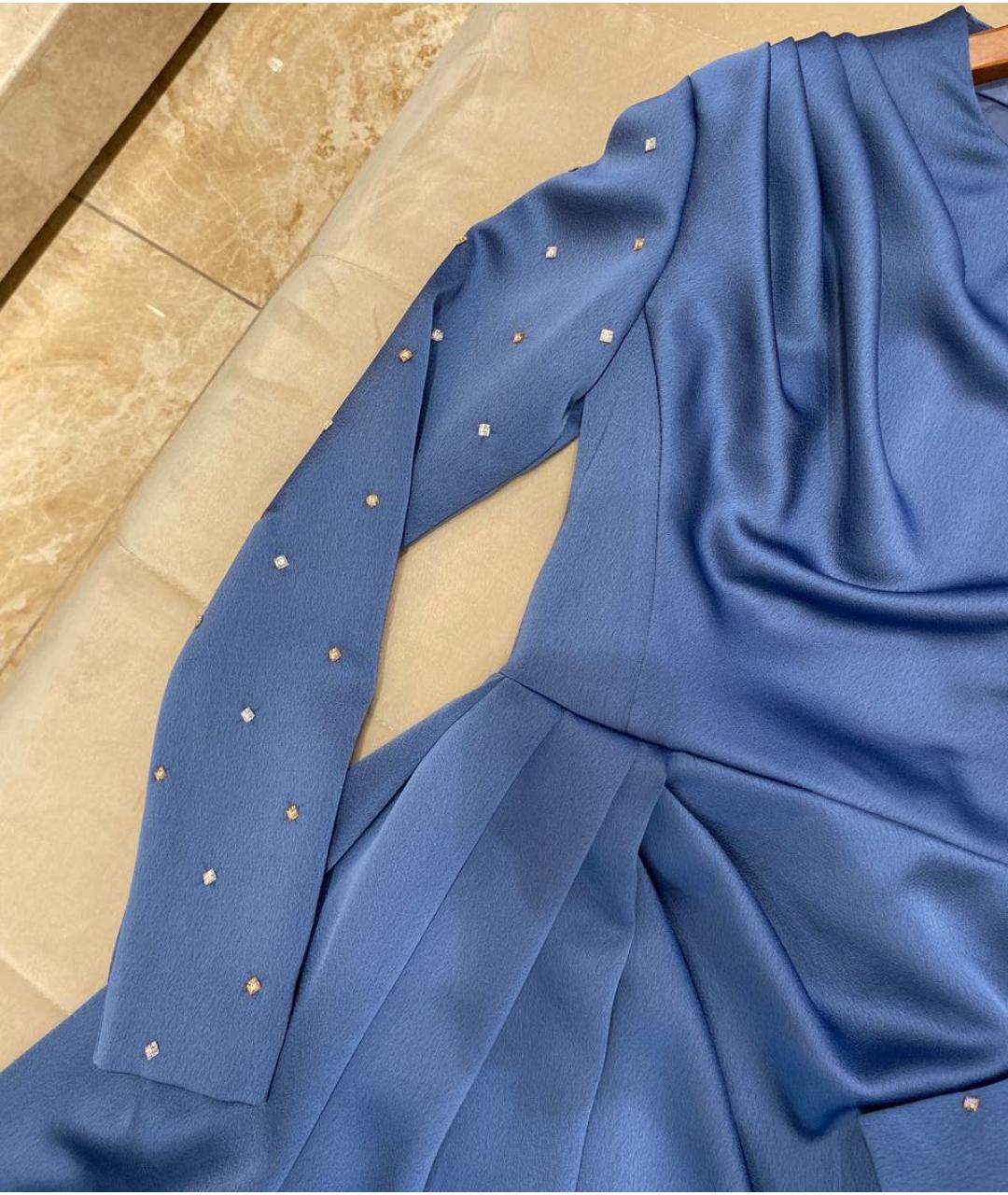 RASARIO Синее полиэстеровое вечернее платье, фото 4