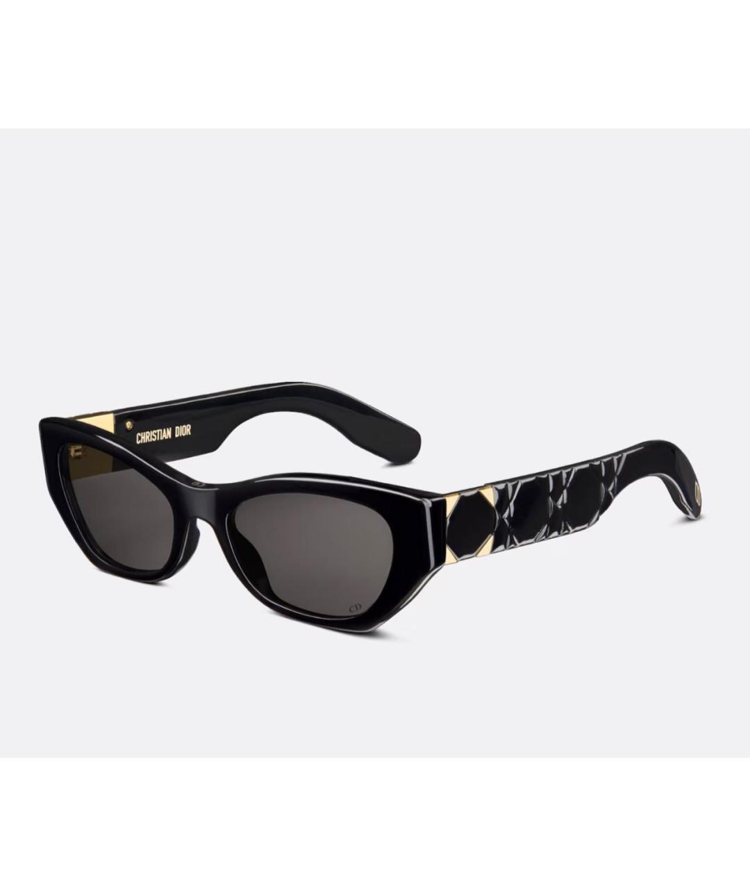 CHRISTIAN DIOR PRE-OWNED Черные пластиковые солнцезащитные очки, фото 9