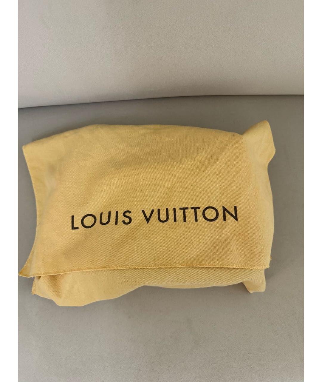 LOUIS VUITTON PRE-OWNED Бордовая сумка через плечо из лакированной кожи, фото 7