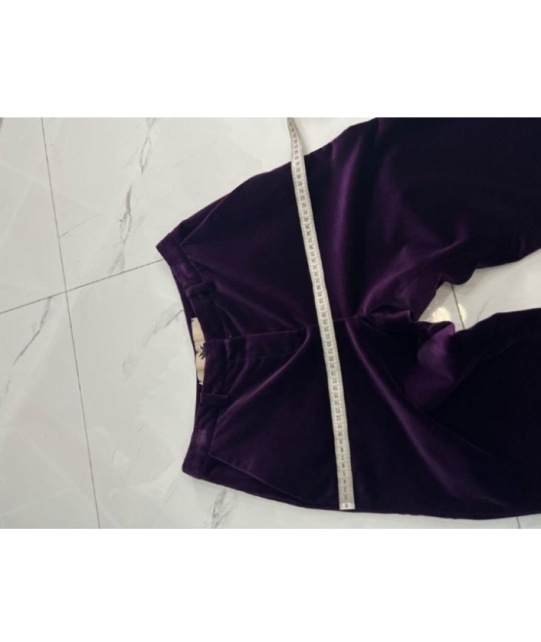 BOHEMIQUE Фиолетовый бархатный костюм с брюками, фото 6