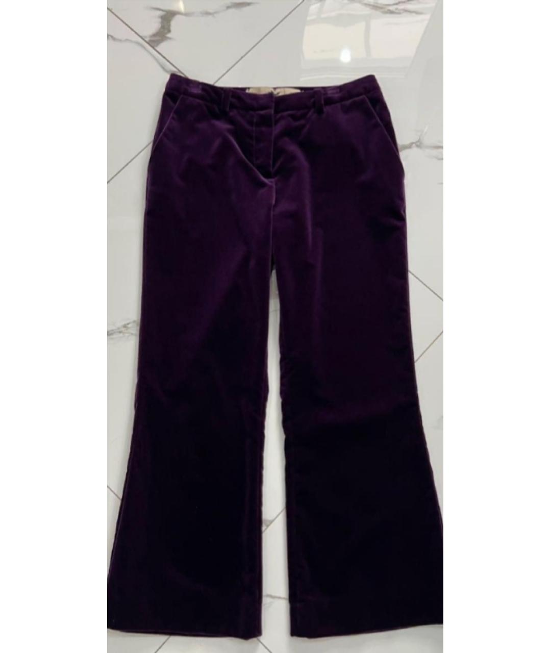 BOHEMIQUE Фиолетовый бархатный костюм с брюками, фото 3