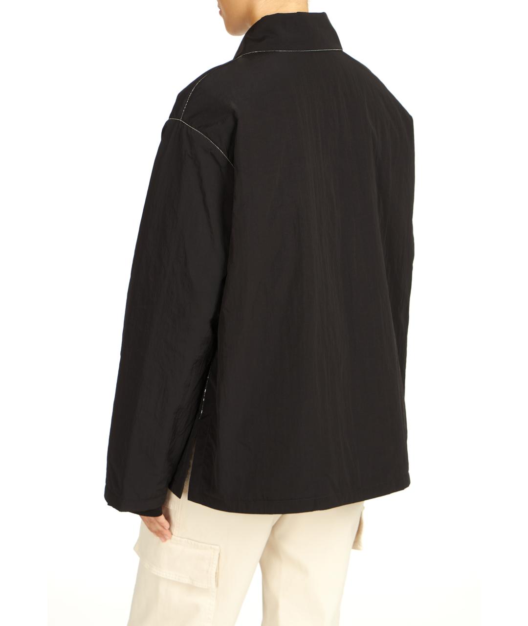FABIANA FILIPPI Черная полиамидовая куртка, фото 2