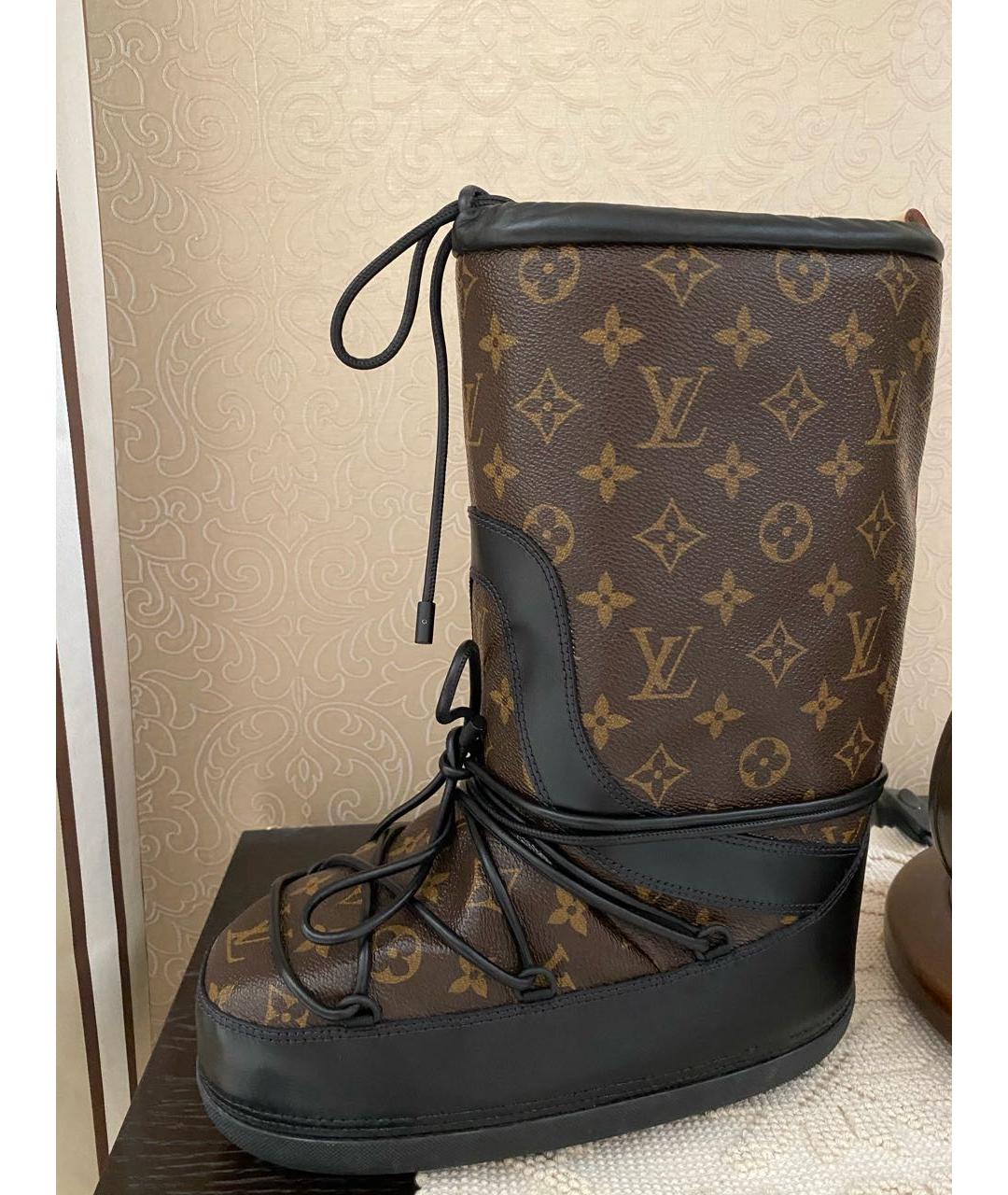 LOUIS VUITTON Коричневые полусапоги, фото 6