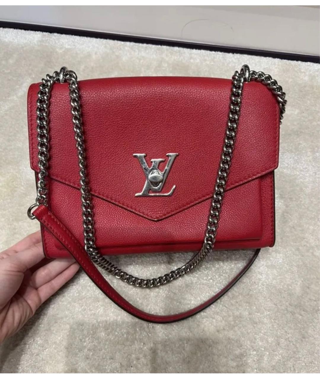 LOUIS VUITTON PRE-OWNED Красная кожаная сумка через плечо, фото 2