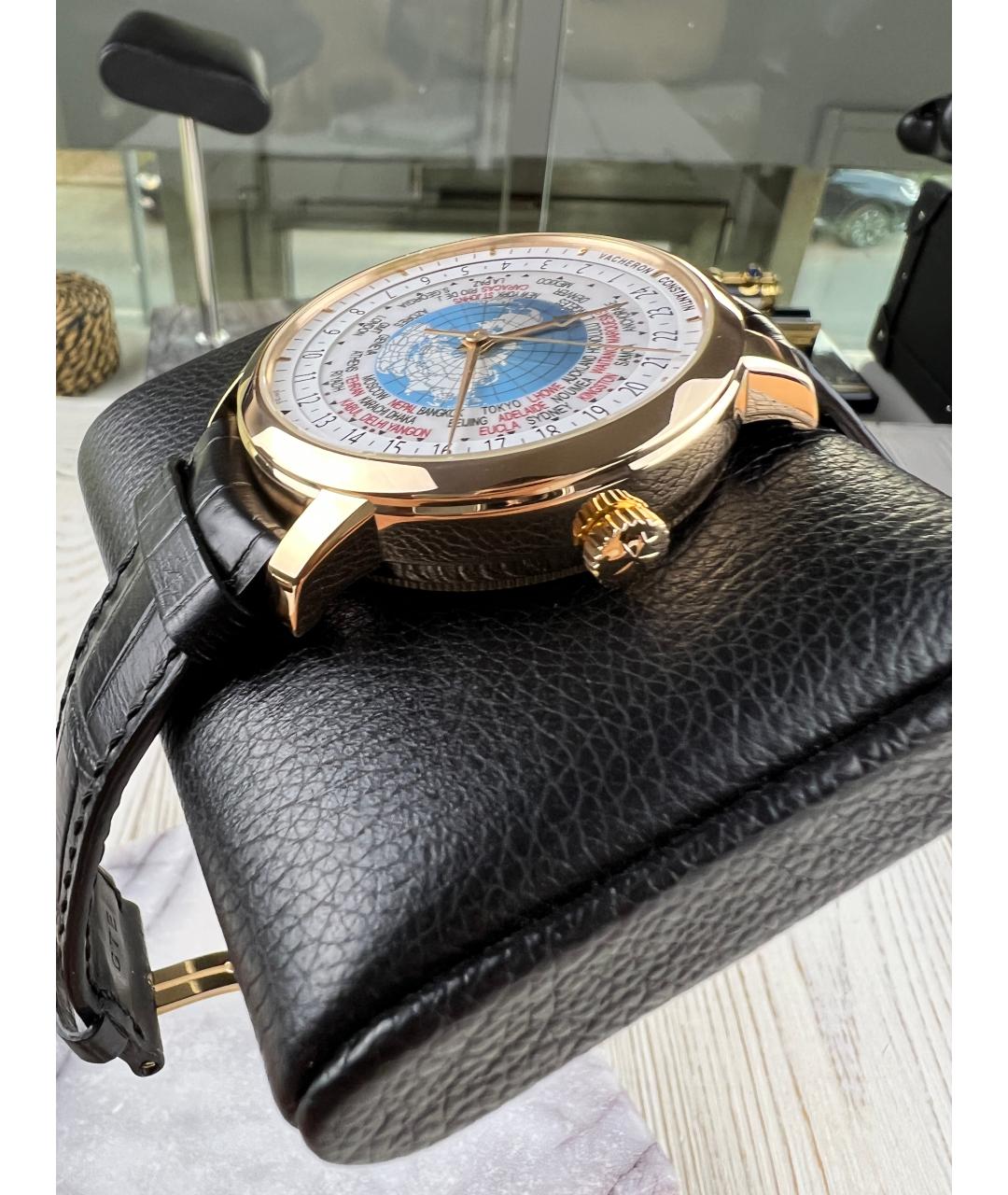 VACHERON CONSTANTIN Коричневые часы из розового золота, фото 4