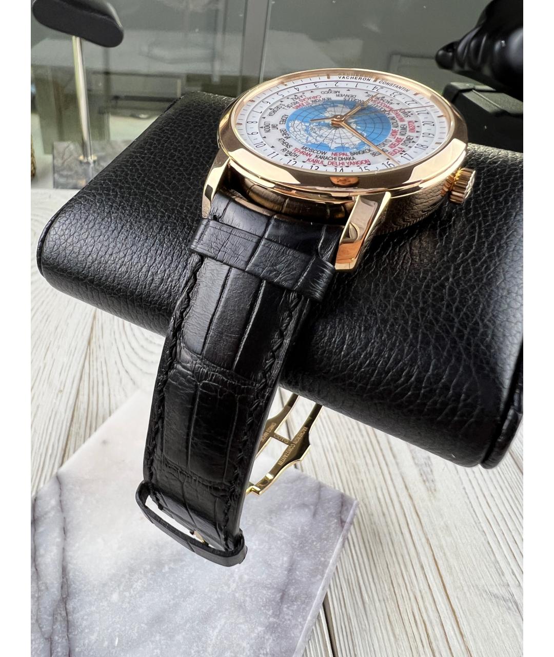 VACHERON CONSTANTIN Коричневые часы из розового золота, фото 3