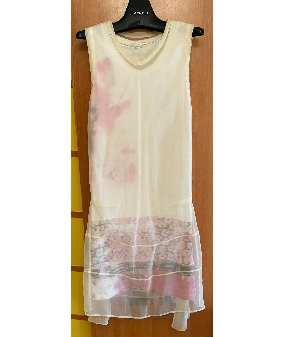 HELMUT LANG Мульти хлопковое повседневное платье, фото 4