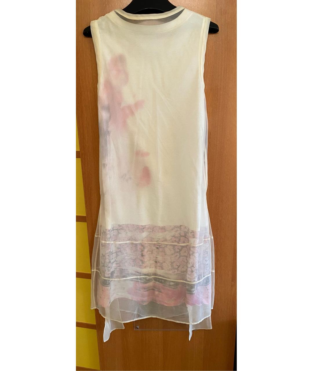 HELMUT LANG Мульти хлопковое повседневное платье, фото 2