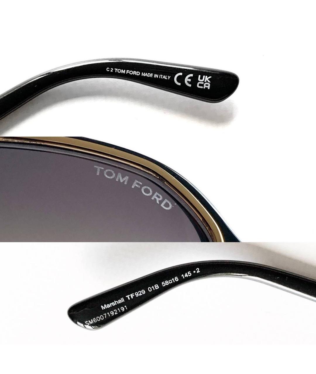 TOM FORD Черные солнцезащитные очки, фото 4