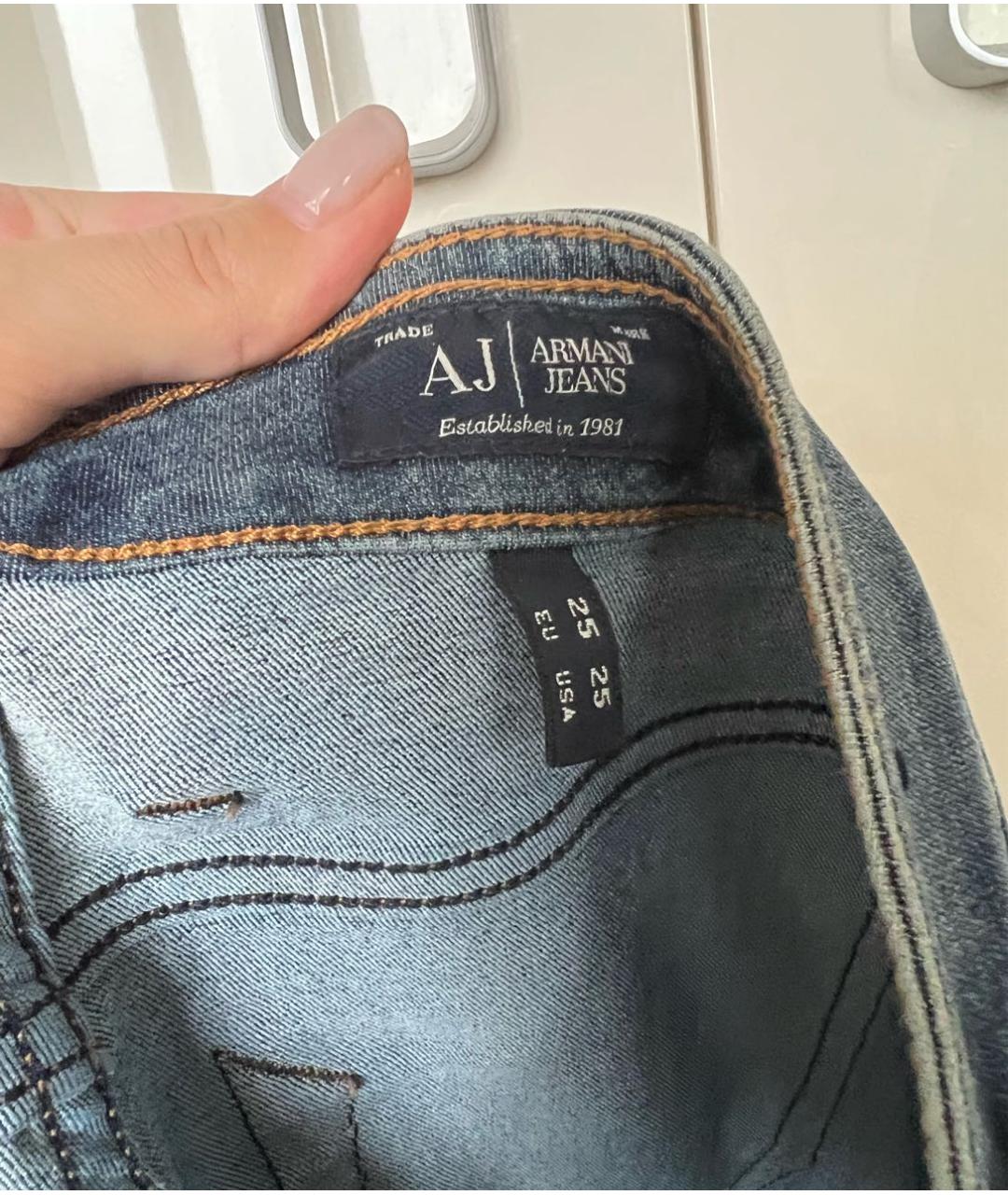 ARMANI JEANS Джинсы слим, фото 3