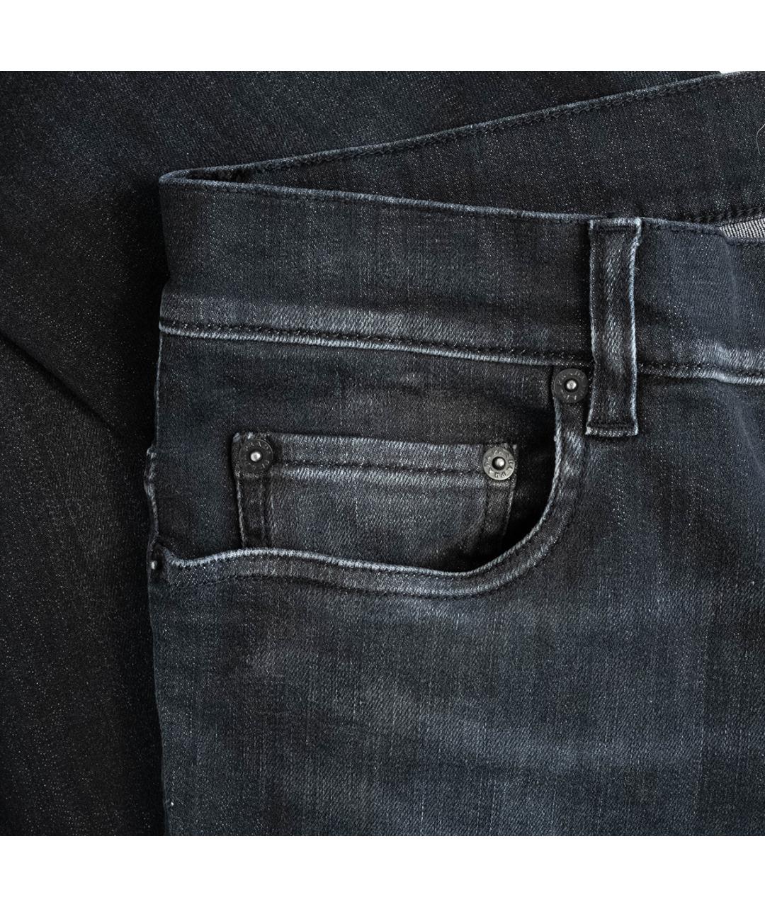 PRADA Серые хлопковые прямые джинсы, фото 5
