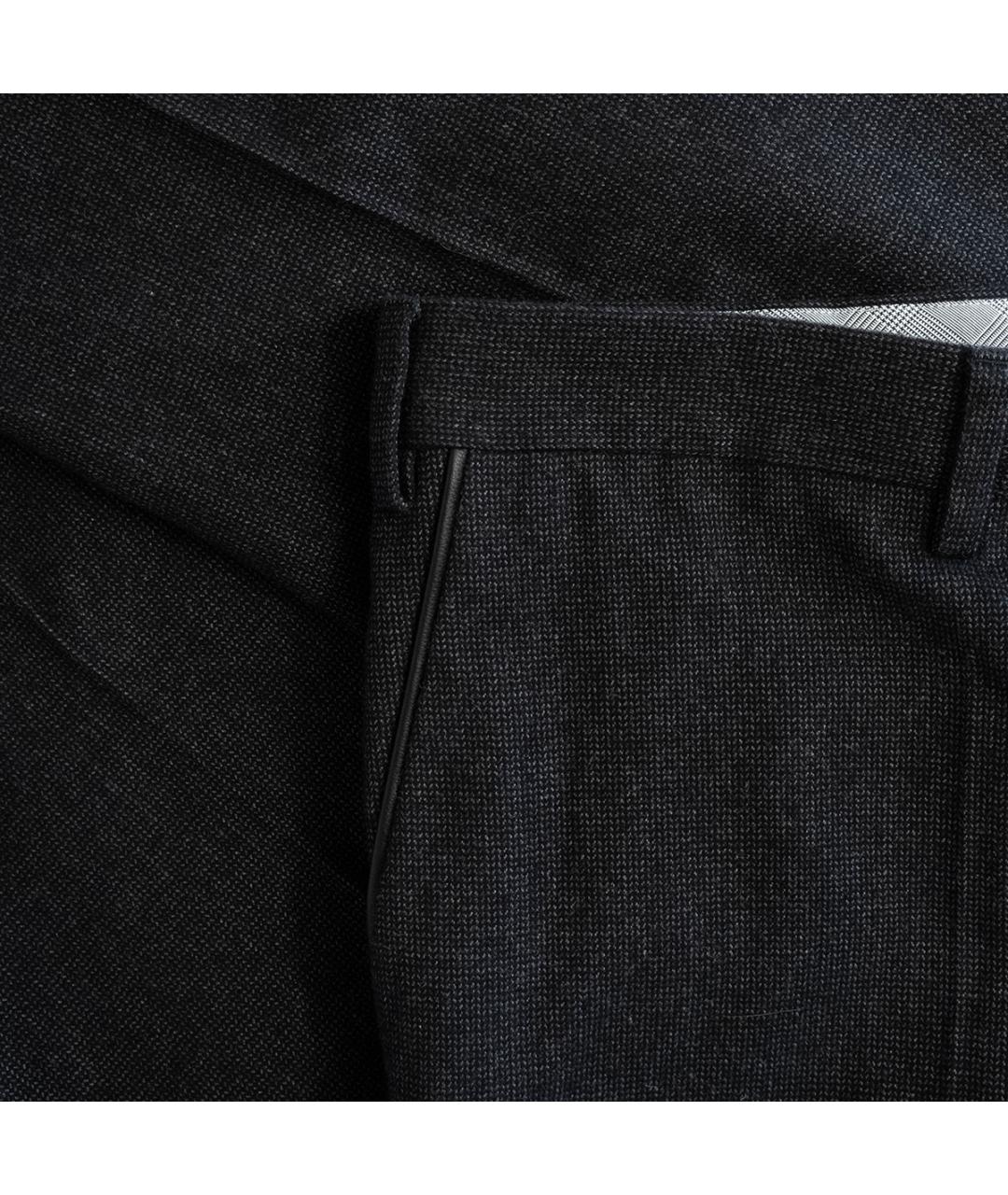 BRIONI Серые шерстяные классические брюки, фото 5
