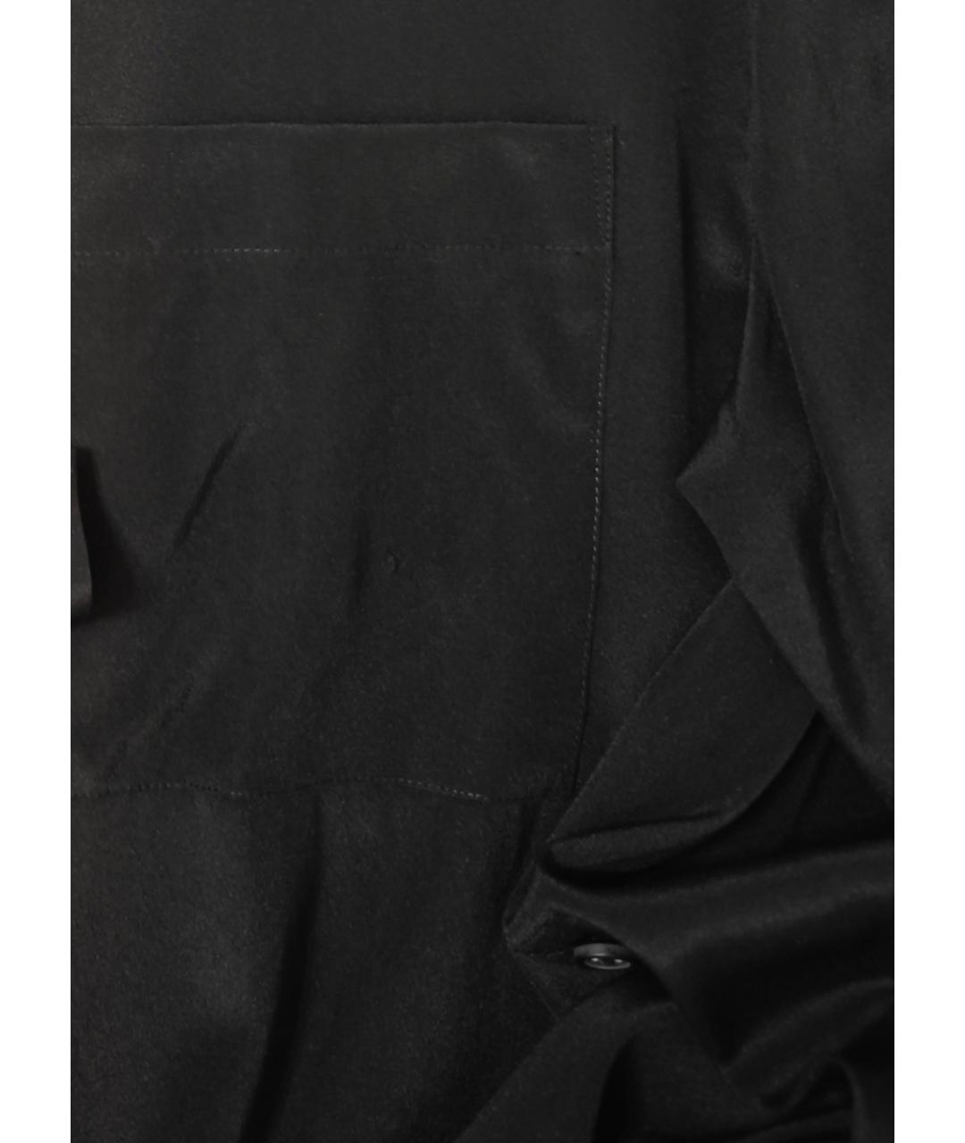 DKNY Черная шелковая рубашка, фото 5