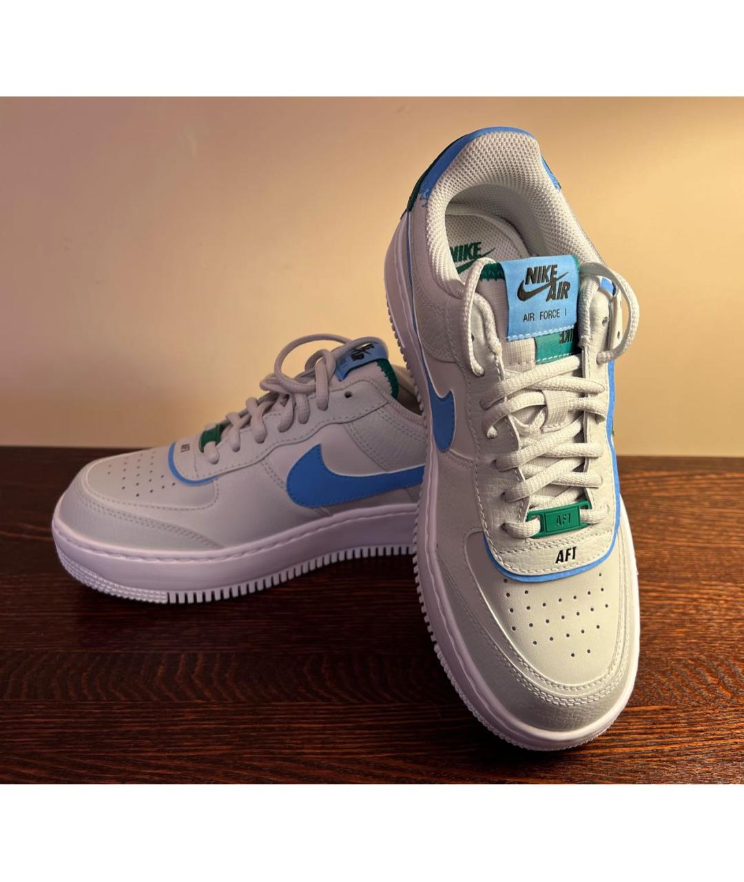 Air force 1 baby blue tick best sale