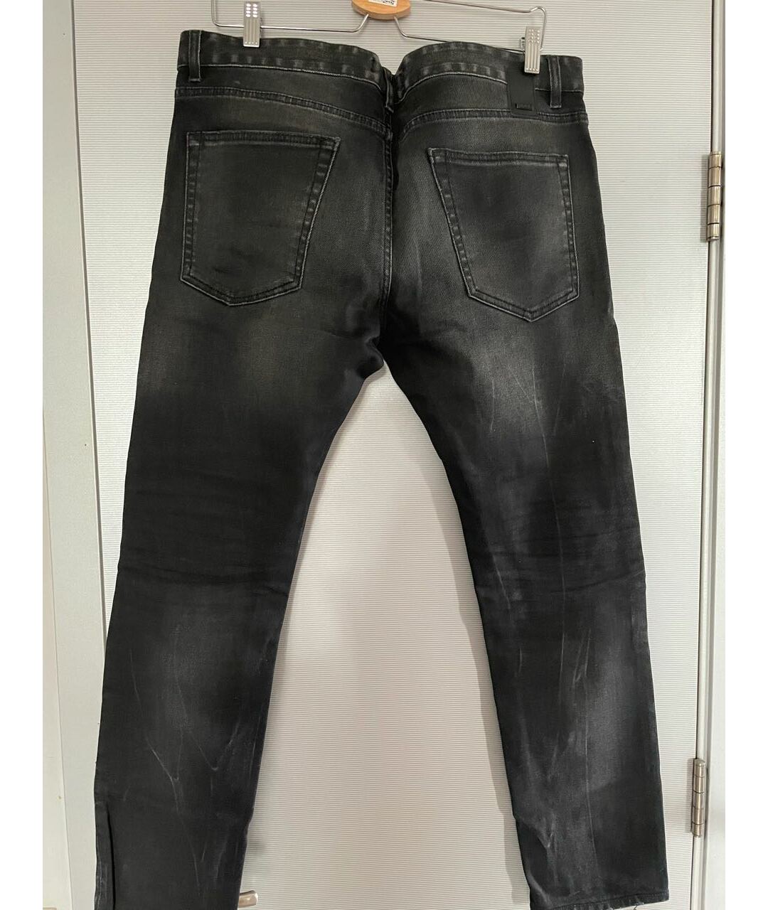 JUST CAVALLI Черные хлопко-полиэстеровые джинсы скинни, фото 2