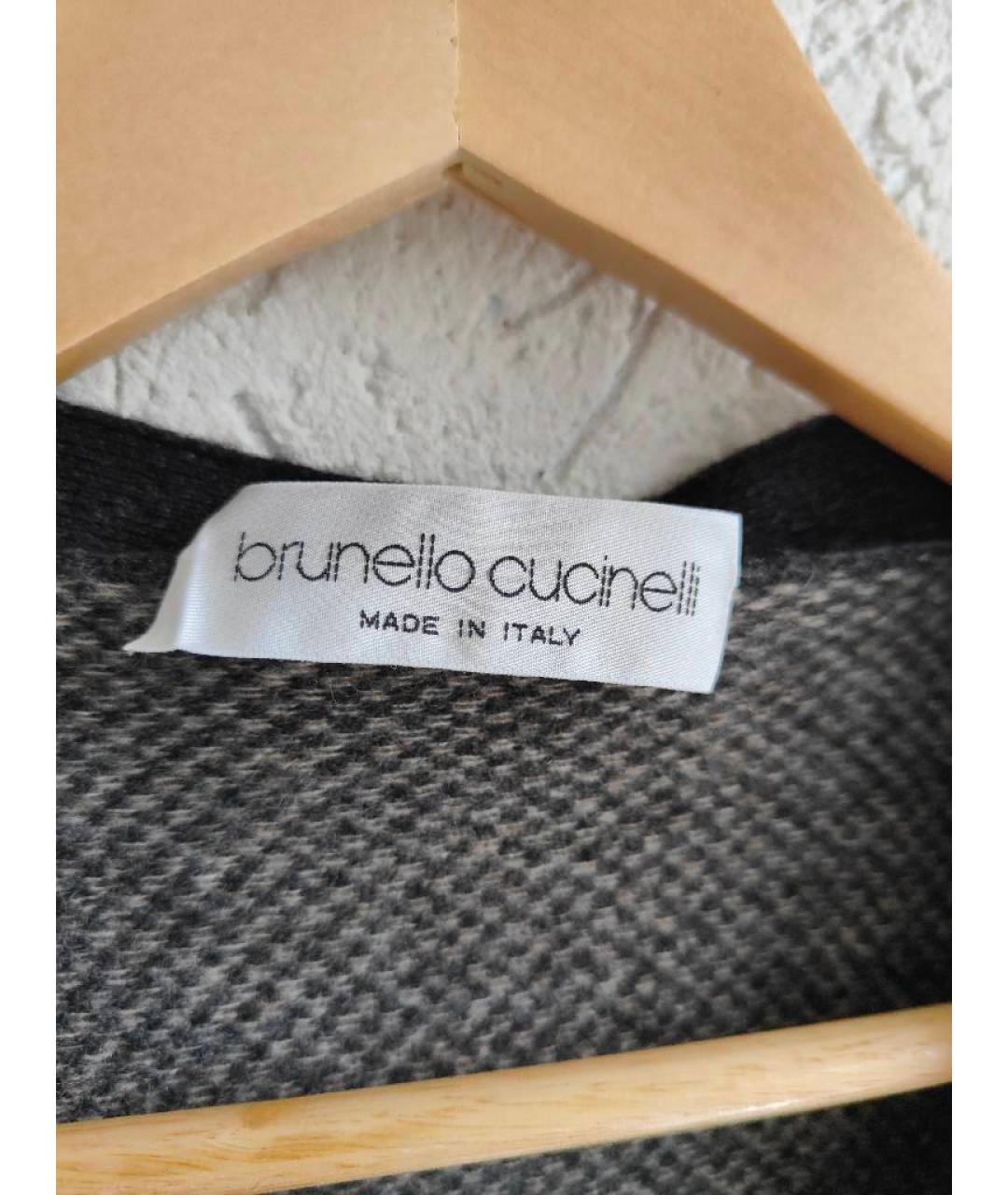 BRUNELLO CUCINELLI Черная шерстяная жилетка, фото 5