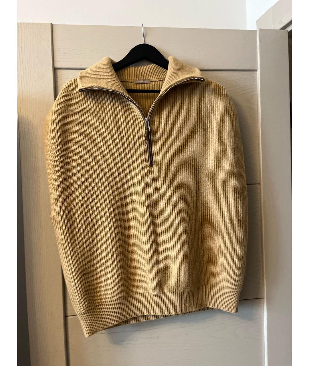 12 STOREEZ Горчичная шерстяная жилетка, фото 5