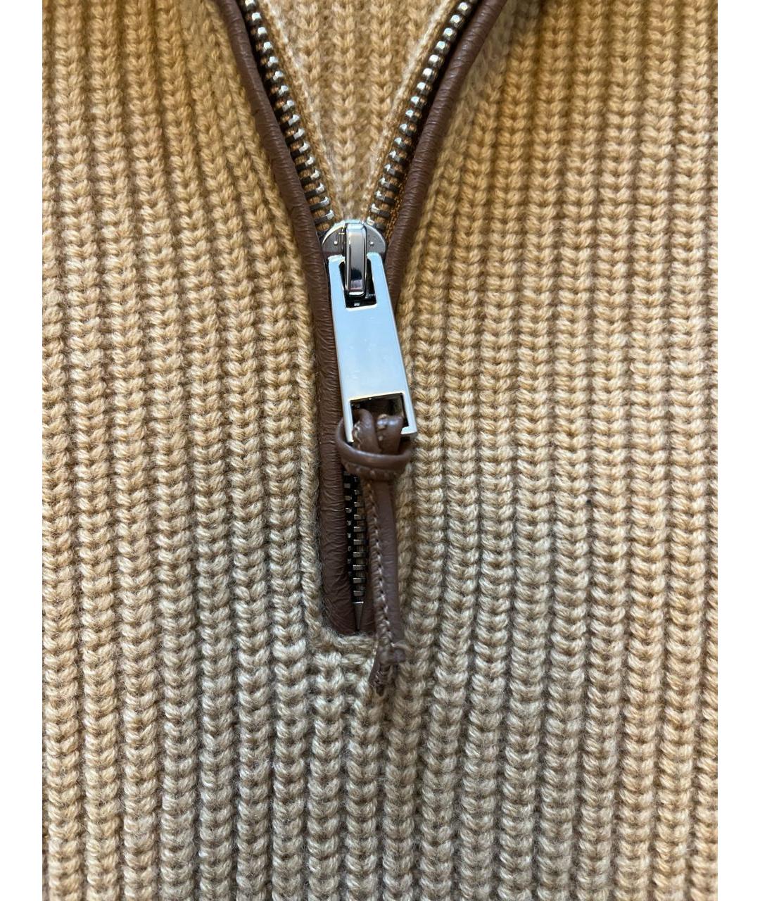 12 STOREEZ Горчичная шерстяная жилетка, фото 4