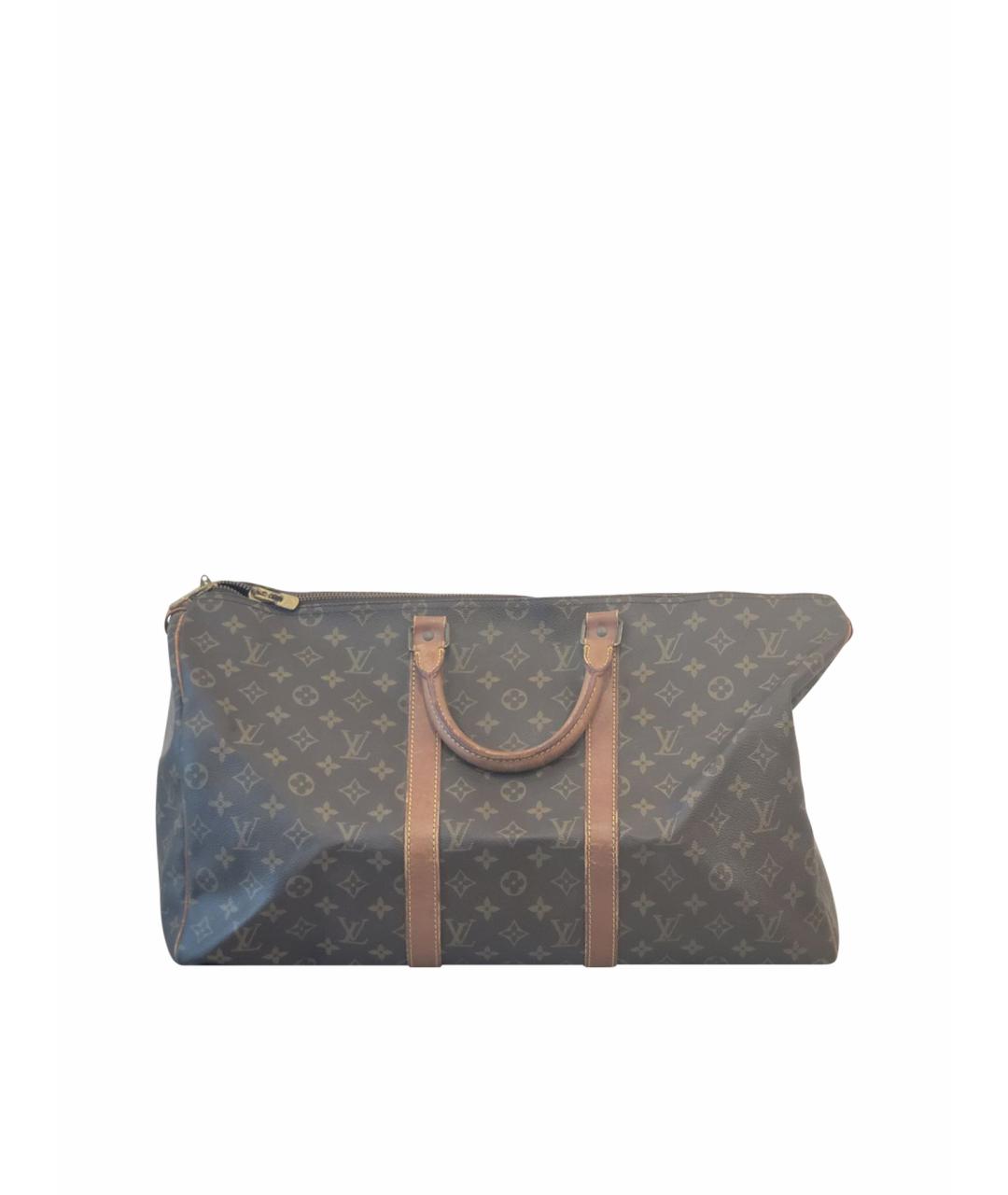 LOUIS VUITTON PRE-OWNED Коричневая дорожная/спортивная сумка, фото 1