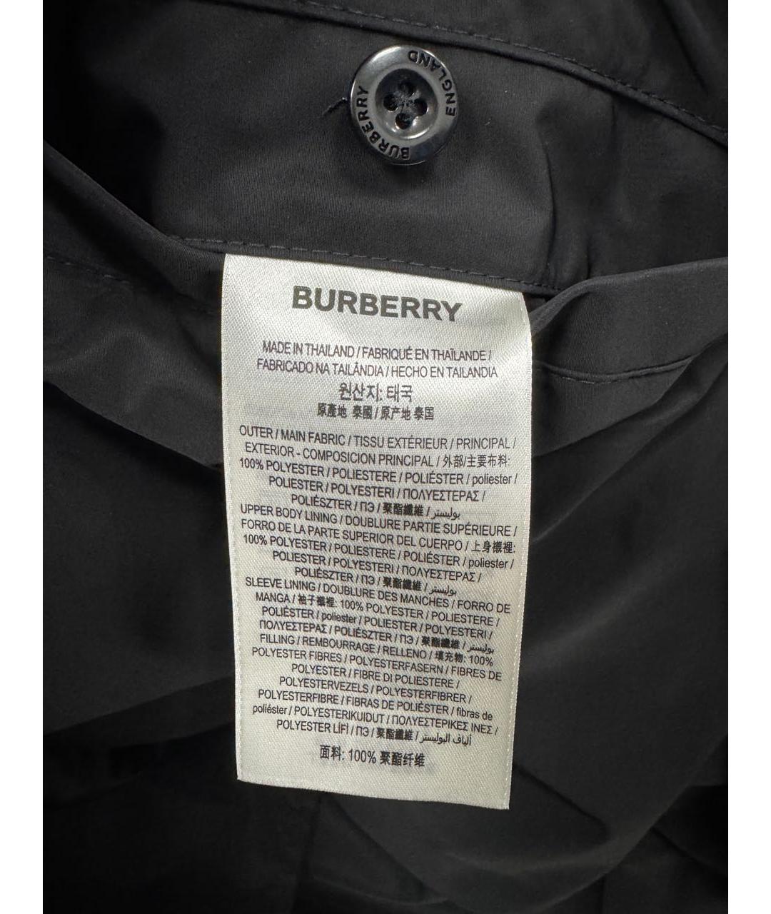 BURBERRY Черная куртка, фото 6